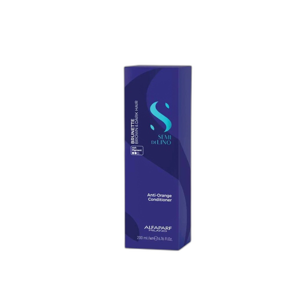 ACONDICIONADOR ALFAPARF SEMI DI LINO BRUNETTE X200ML