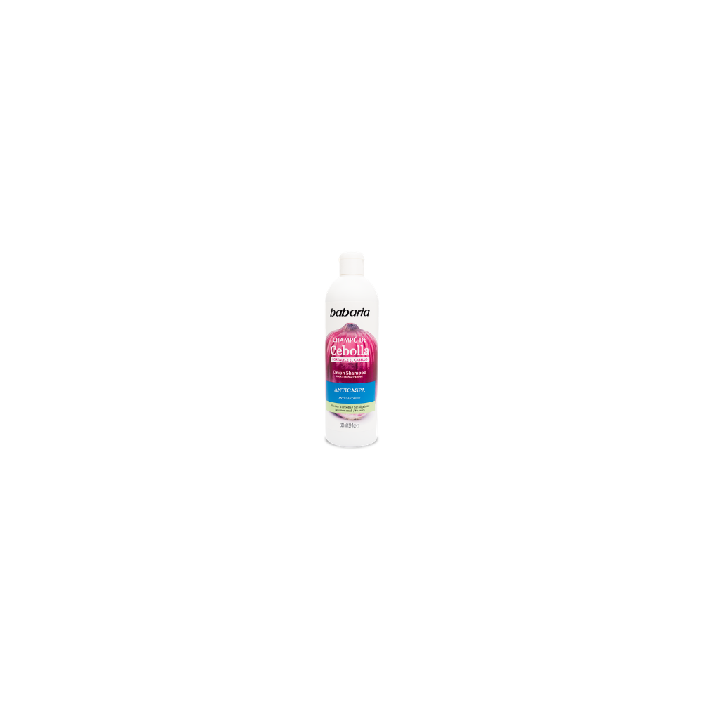 BABARIA SHAMPOO CEBOLLA Y ANTICASPA X380ML